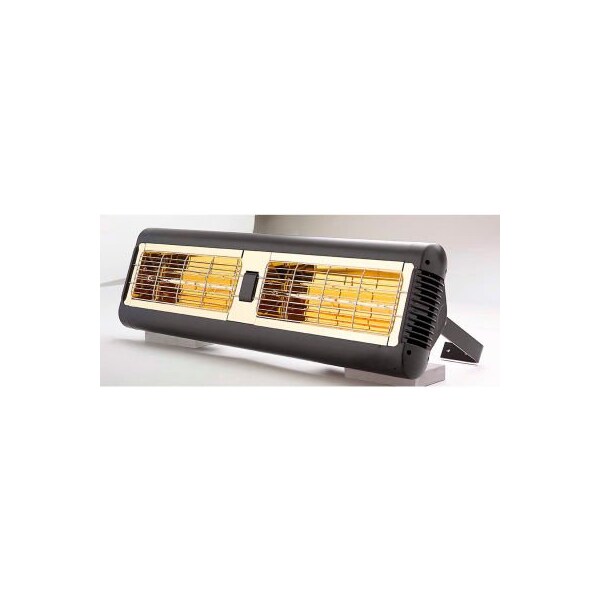 Inforesight Consumer Products Solaira SALPHA2-30240L1B Series H2 Infrared Heater - 3.0KW 208-240V Black SALPHAH2-30240-L1B - main